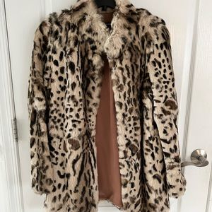 Funktional Leopard Fur Coat worn by Kourtney Kardashian Size Small
